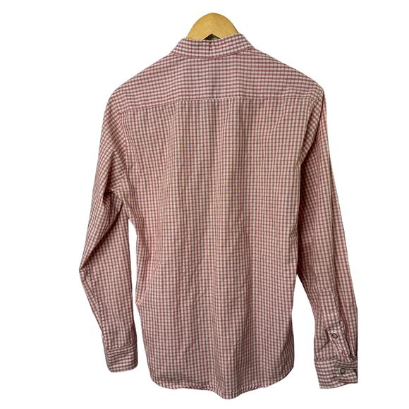 Tommy Hilfiger Red Check Long Sleeve Button Up Shirt Men's Medium - Picture 3 of 7